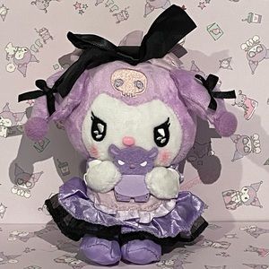 Kuromi Lolita mascot keychain